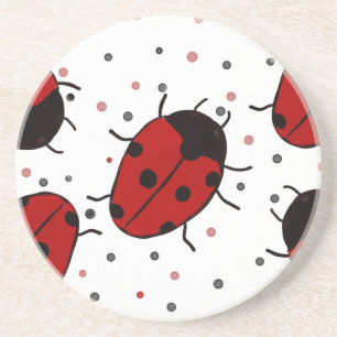 Dessous De Verre En Grès Ladybug