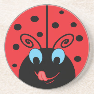 Dessous De Verre En Grès Ladybug