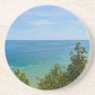 Dessous De Verre En Grès Lake Huron Lookout