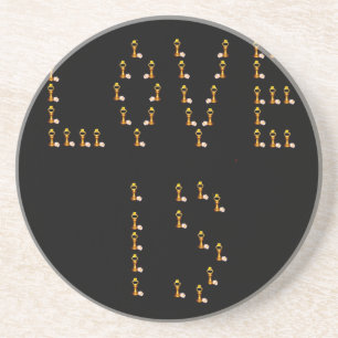 Dessous De Verre En Grès L'amour est