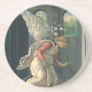 Dessous De Verre En Grès L'Annonciation (détail de l'ange) de Sandro Bottic