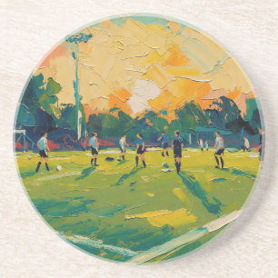 Dessous De Verre En Grès L'Art du Football (#2)