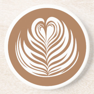 Dessous De Verre En Grès Latte Love