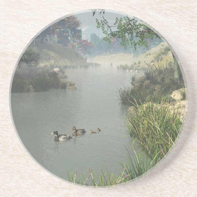 Dessous De Verre En Grès Lazy (Devant)