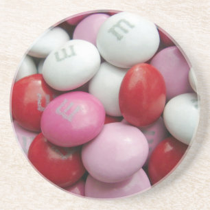Dessous De Verre En Grès Le bonbon de Saint-Valentin