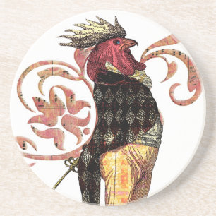 Dessous De Verre En Grès Le fière coq