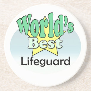 Dessous De Verre En Grès Le meilleur Lifeguard du monde