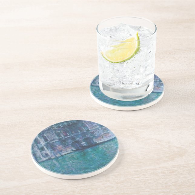 Dessous De Verre En Grès Le palais da Mula Claude Monet (Côté)