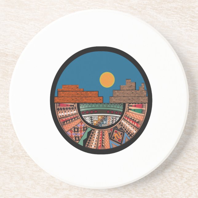 Dessous De Verre En Grès Le pays béni (Devant)