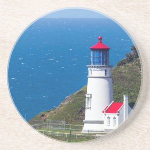 Dessous De Verre En Grès Le phare de Heceta Head près de Florence