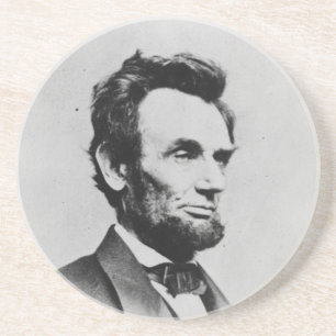Dessous De Verre En Grès Le Président Abraham Lincoln par Mathew B. Brady