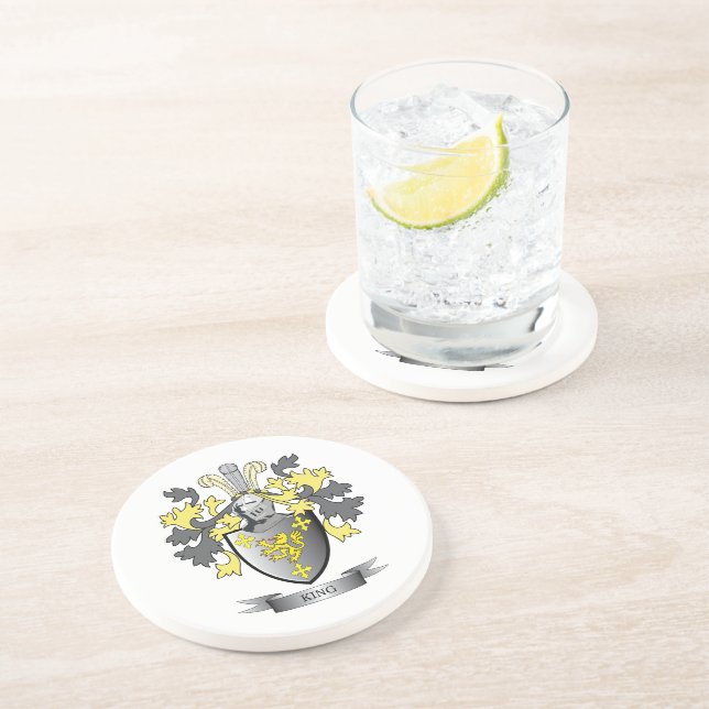 Dessous De Verre En Grès Le Roi manteau des bras (Côté)