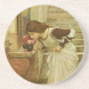 Dessous De Verre En Grès Le Sanctuaire de John William Waterhouse