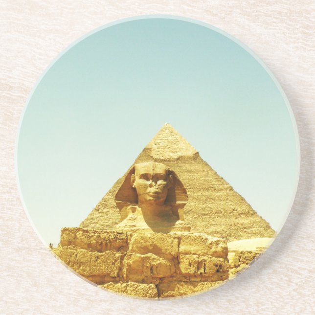 Dessous De Verre En Grès Le Sphinx (Devant)