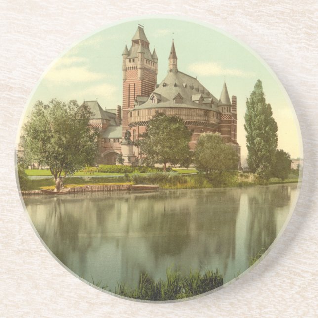 Dessous De Verre En Grès Le théâtre commémoratif de Shakespeare, (Devant)