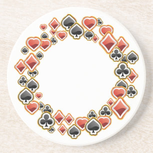 Dessous De Verre En Grès Lecture de cartes