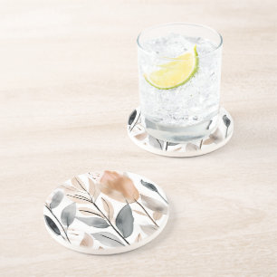 Dessous De Verre En Grès Les botaniques de la nature