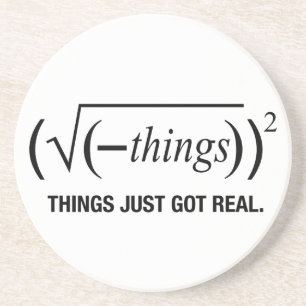 Dessous De Verre En Grès les choses sont juste devenues vraies