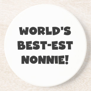 Dessous De Verre En Grès Les meilleurs cadeaux Nonnie du monde de Black Tex