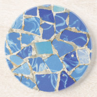 Les mosaïques de Gaudi à l'huile