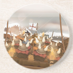 Dessous De Verre En Grès Les Vikings