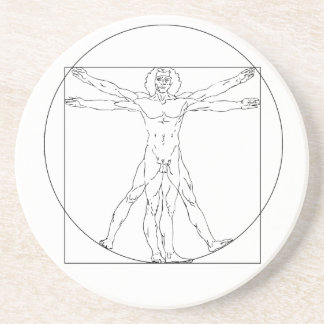 Dessous De Verre En Grès L'homme vitruvien de Da Vinci