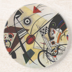 Dessous De Verre En Grès Ligne ininterrompue Kandinsky Transverse