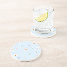 Dessous De Verre En Grès Lilac Bloomlets