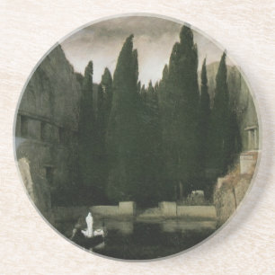 Dessous De Verre En Grès L'Île des morts d'Arnold Böcklin, Art symboliste