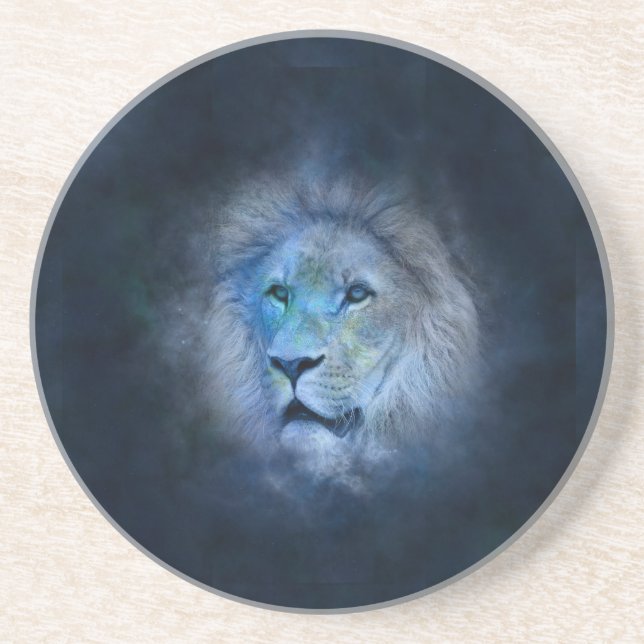 Dessous De Verre En Grès lion leo (Devant)
