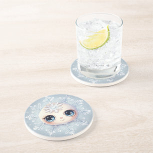 Dessous De Verre En Grès Little Snowflake 1