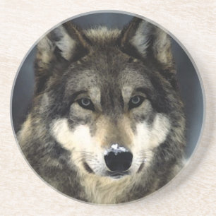 Dessous De Verre En Grès Loup