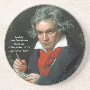 Dessous De Verre En Grès Ludwig van Beethoven, 1820