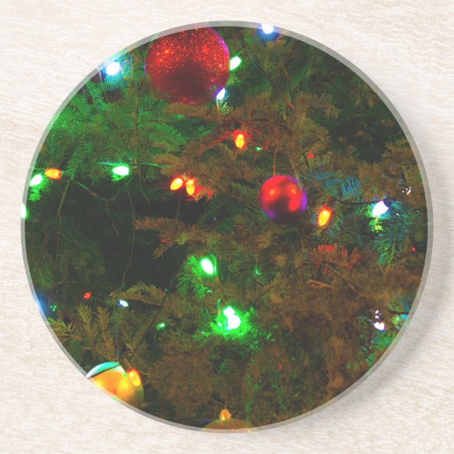 Dessous De Verre En Grès Lueur de décorations (Devant)