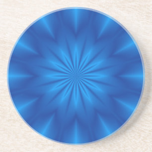 Dessous De Verre En Grès Lumière bleue