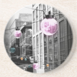 Dessous De Verre En Grès Lumières de rue Urban Art