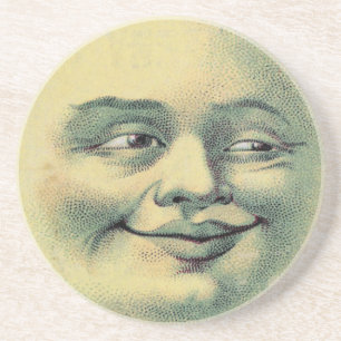 Dessous De Verre En Grès Lune vintage