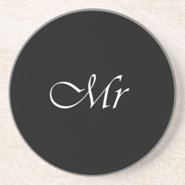 Dessous De Verre En Grès M. Monogram (Devant)