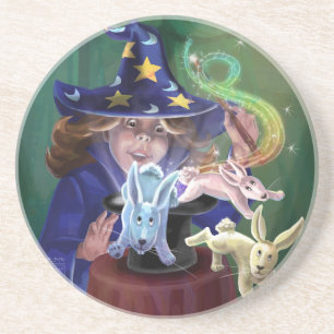 Dessous De Verre En Grès Magie