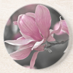 Dessous De Verre En Grès Magnolia à assiette japonaise rose