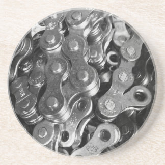 Dessous De Verre En Grès Maillons de chaîne de bicyclette