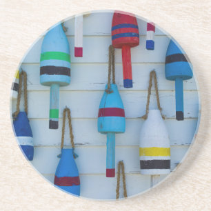 Dessous De Verre En Grès Maine, Stonington, bouées décoratives de homard