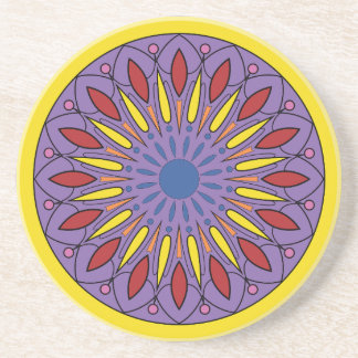 Dessous De Verre En Grès Mandala