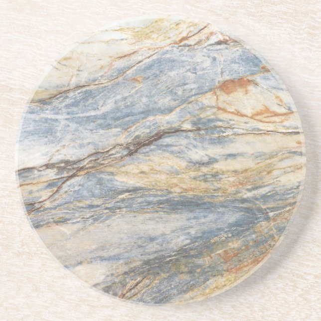 Dessous De Verre En Grès Marble (Devant)