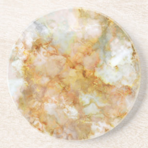 Dessous De Verre En Grès Marbre plu doré