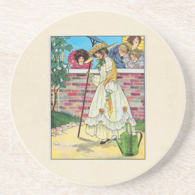 Dessous De Verre En Grès Mary, Mary, bien contraire (Devant)