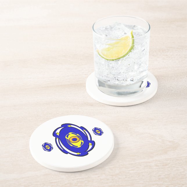 Dessous De Verre En Grès Matin Luv (Côté)