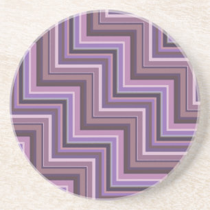 Dessous De Verre En Grès Mauve stripes stairs pattern