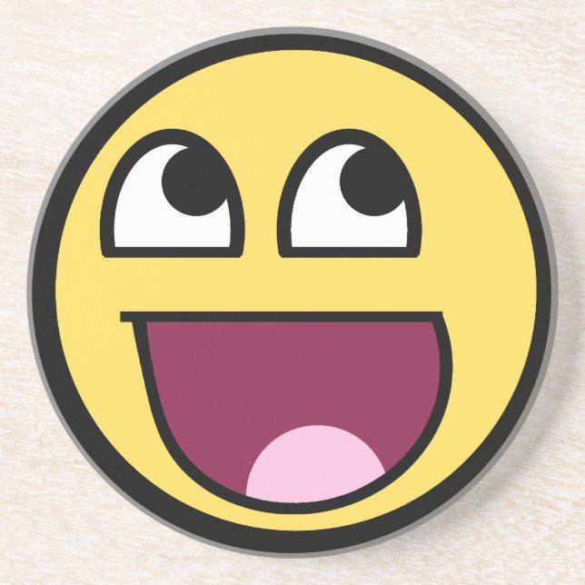 Dessous De Verre En Grès Mème Internet génial (Devant)