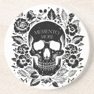 Dessous De Verre En Grès Memento Mori - latin